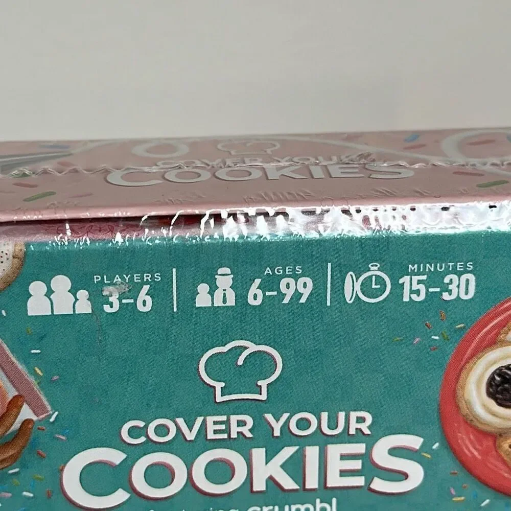 Crumbl Cover Your Cookies Grandpa Becks Card‎ Game New In Sealed Box